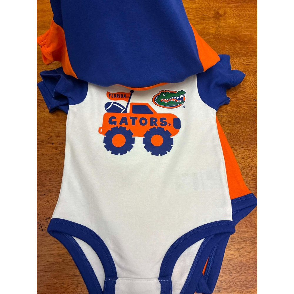Florida Gators Youth XS 4/5 3/4 Sleeve Shirt Blue NCAA Team Athletics NWT - Picture 3 of 4